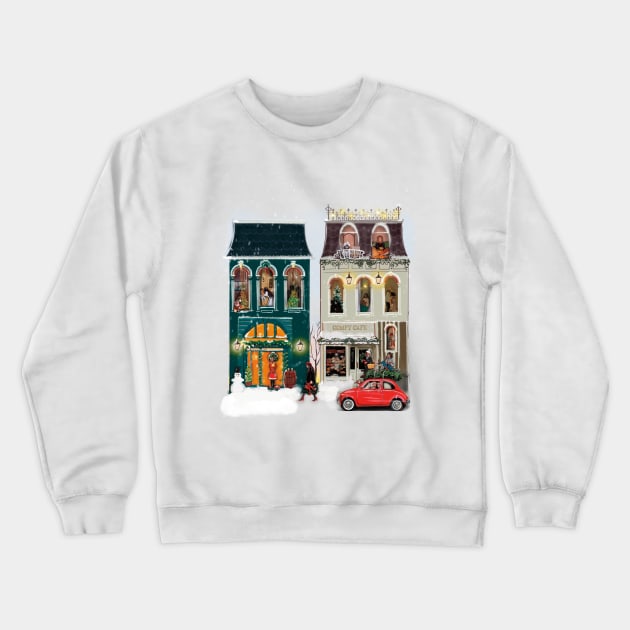 Christmas Came To Town Crewneck Sweatshirt by xsaxsandra